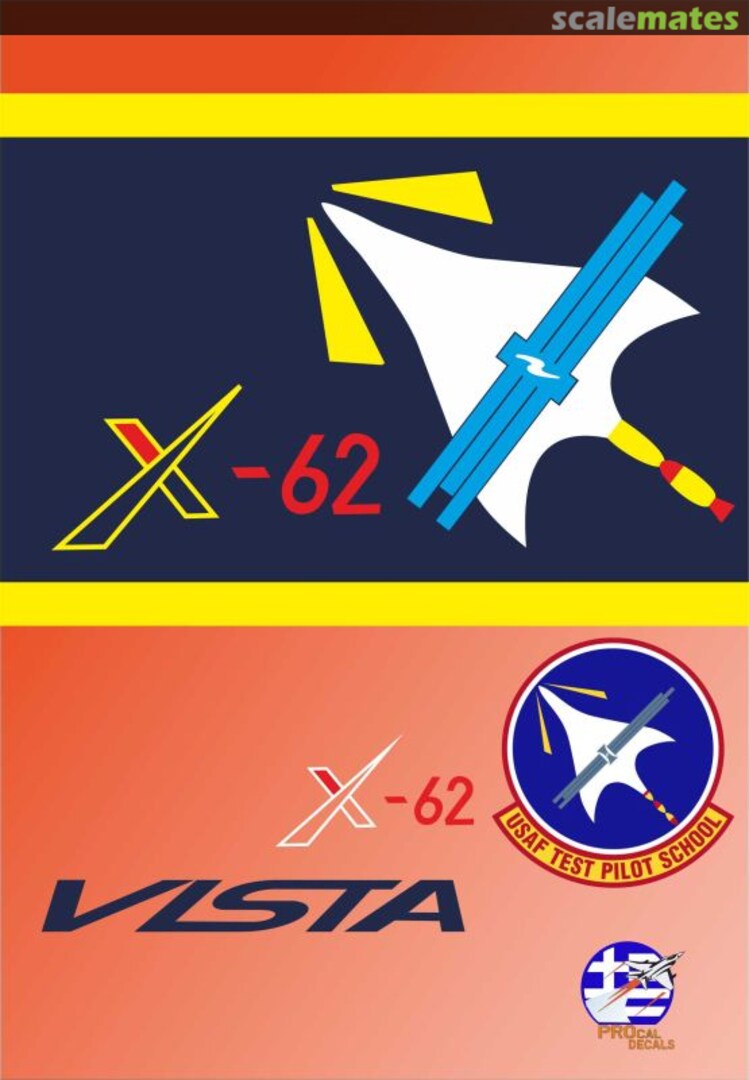 Boxart F-16D VISTA 2022 72-2301 PROcal Decals