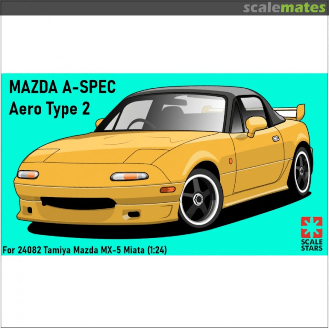 Boxart Body kit A-SPEC AERO(type2) for MAZDA MX5 S124-114 Scale Stars