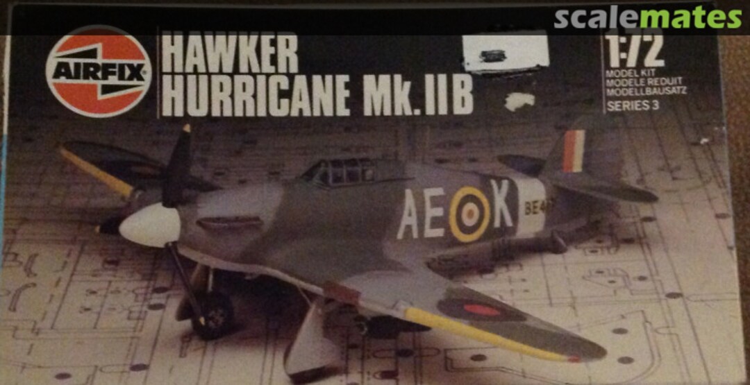 Boxart Hawker Hurricane Mk.IIb 9 03044 Airfix