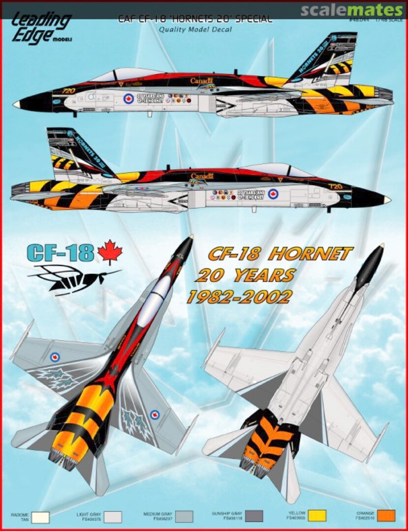 Boxart CAF CF-18 "Hornets 20" Special 48.44 Leading Edge