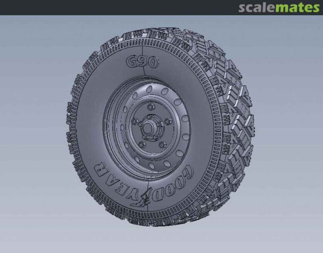 Boxart Wolf W.M.I.K Aggressive Tread pattern Wheels LF1228 Legend Productions