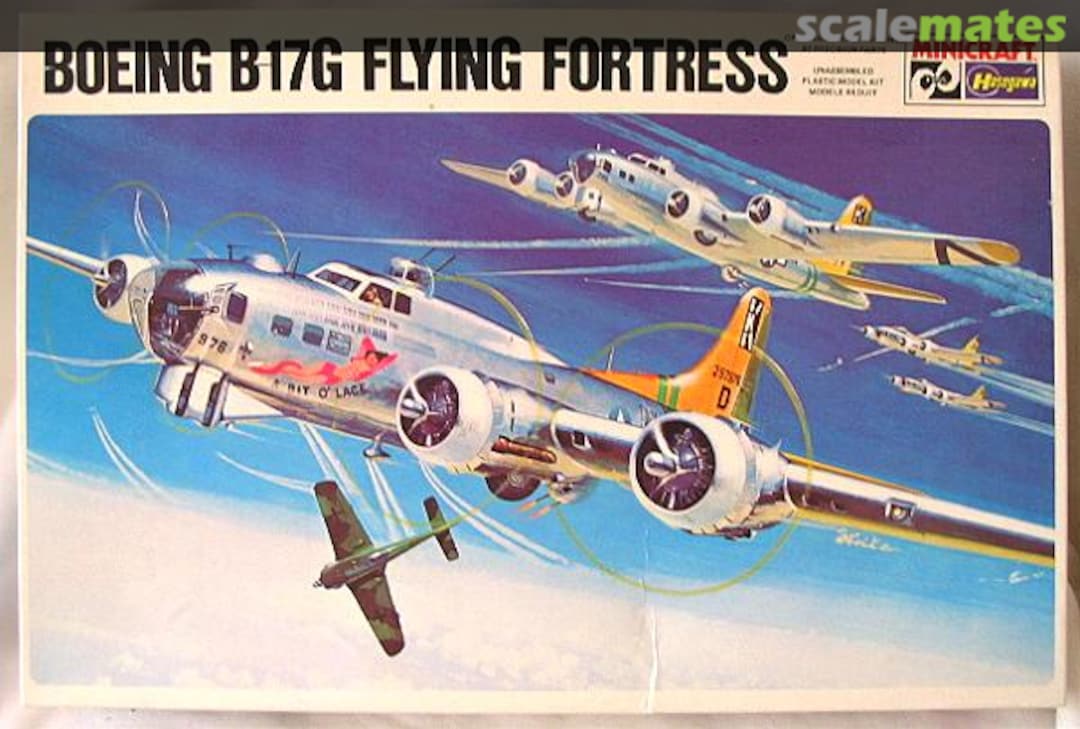 Boxart Boeing B-17G FLYING FORTRESS 113 Minicraft Hasegawa