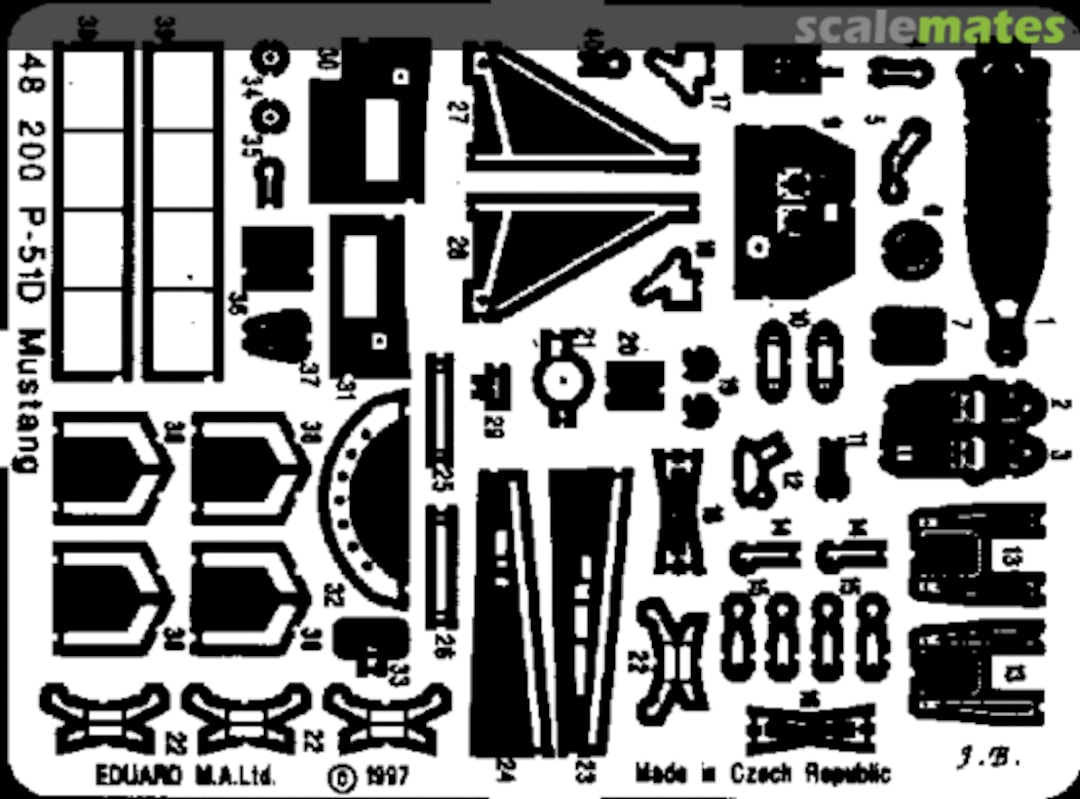 Boxart P-51D Mustang 48200 Eduard