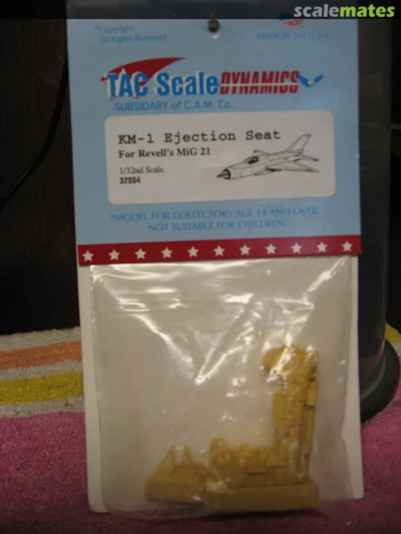 Boxart KM-1 Ejection Seat for Revell's MiG 21 32004 TAC Scale Dynamics