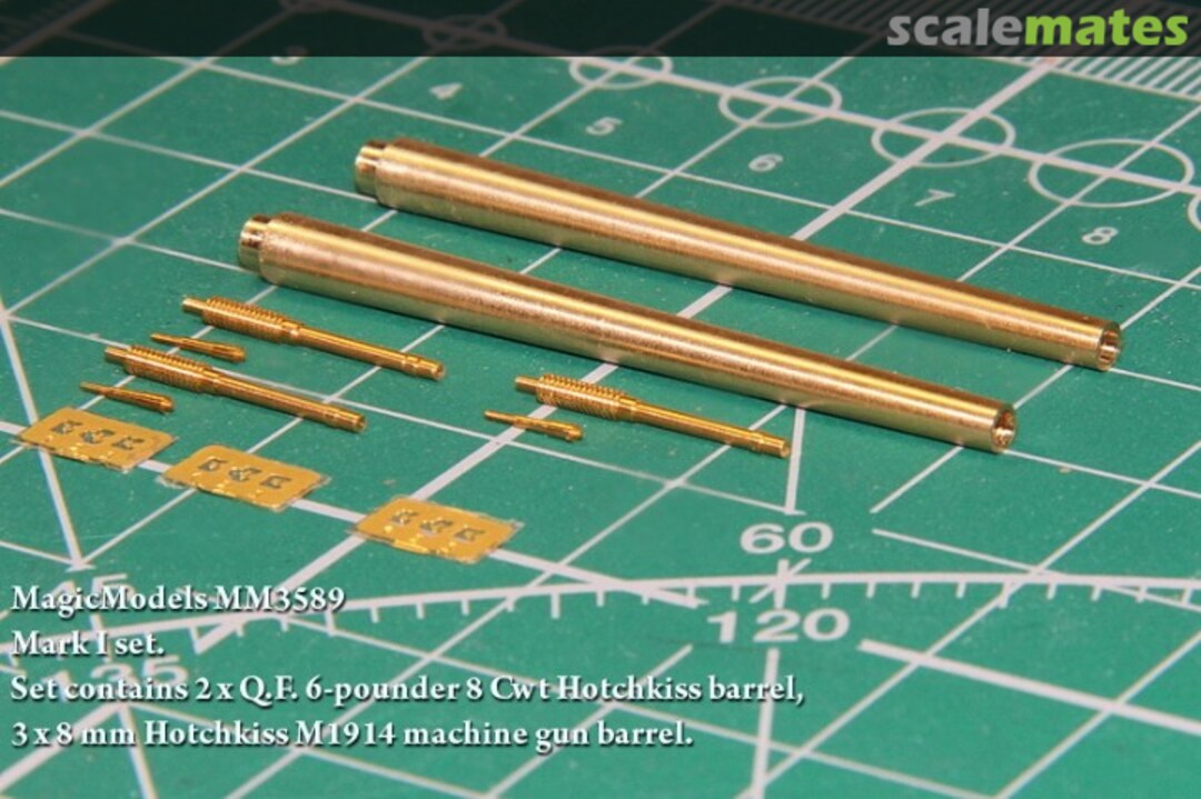 Boxart Mark I Barrel Set MM3589 Magic Models