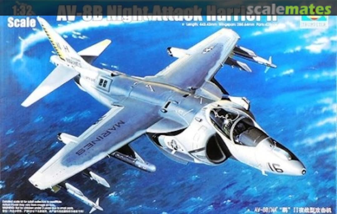 Boxart AV-8B Night Attack Harrier II 02285 Trumpeter