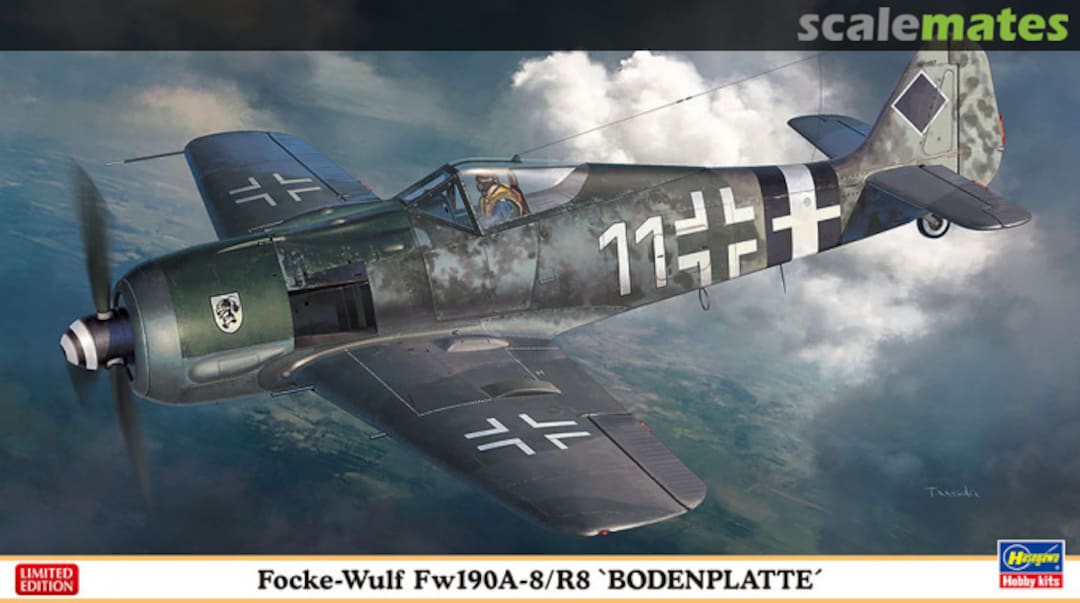 Boxart Focke Wulf Fw190A-8/R8 'Bodenplatte' 07470 Hasegawa