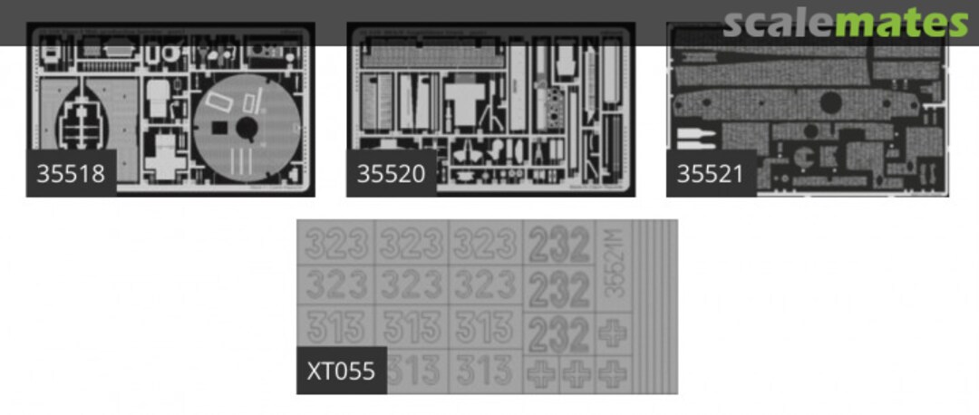 Contents Tiger I Mid. Production BIG3516 Eduard