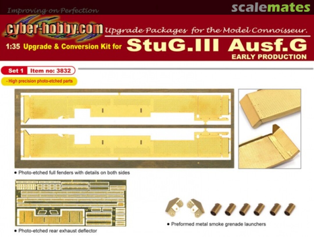 Boxart StuG. III Ausf.G Early Production 3832 Cyber Hobby