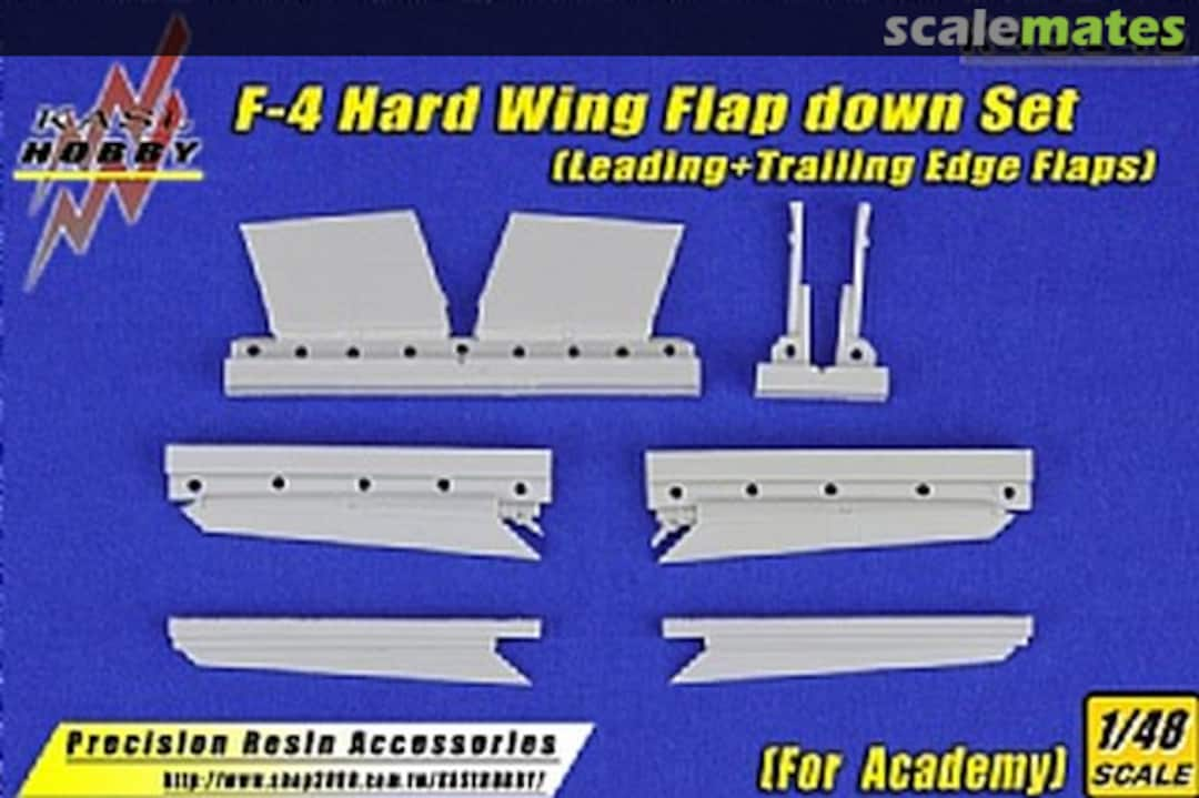 Boxart F-4 Hard Wing Flap down Set(Leading+Trailing Edge Flaps) K48146 Kasl Hobby