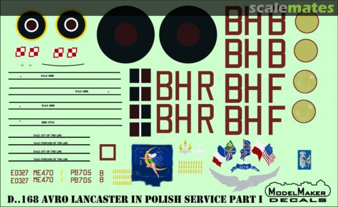 Boxart Avro Lancaster in Polish service part I D72168 ModelMaker