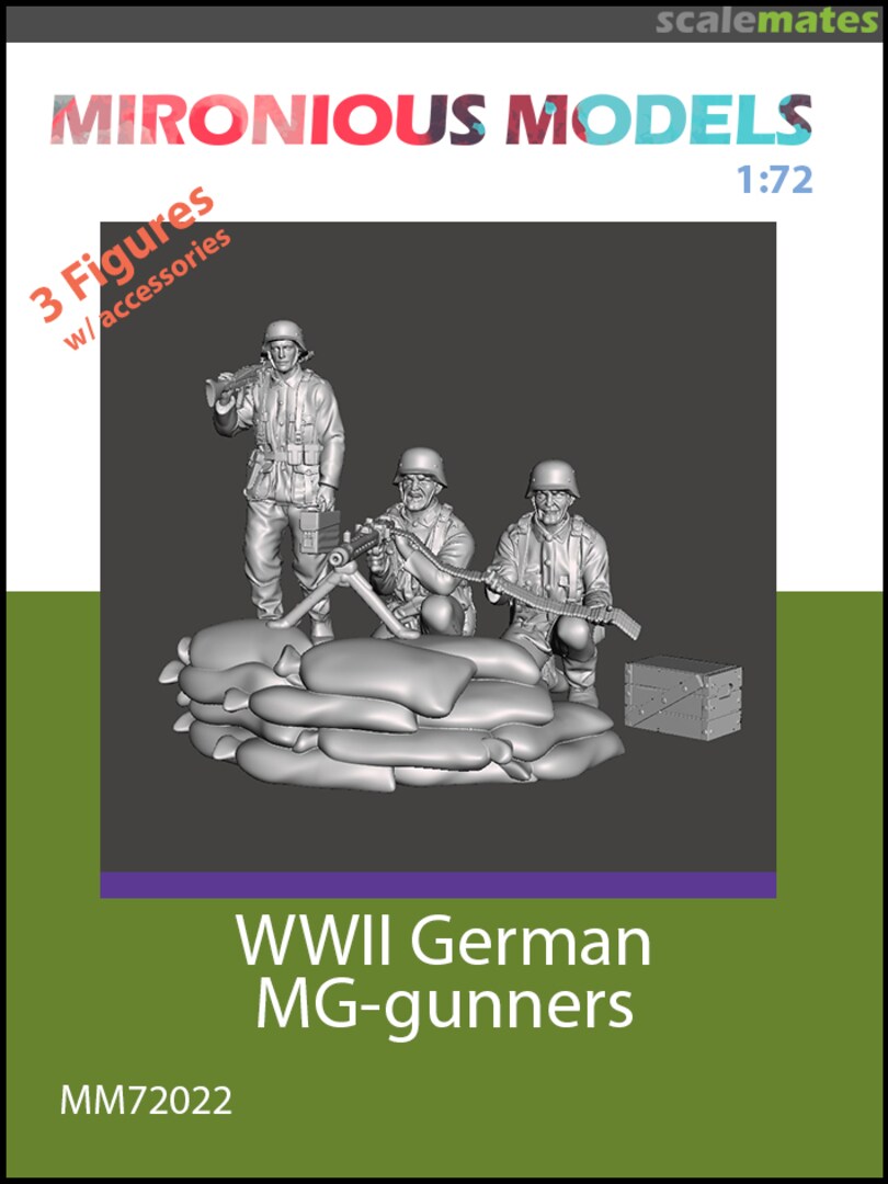 Boxart WWII German MG-gunners MM72022 Mironious Models