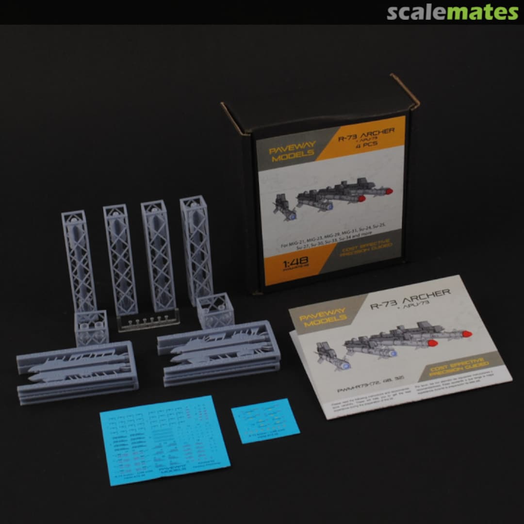 Contents R-73 ARCHER + APU-73 PWM-R73-48 Paveway Models