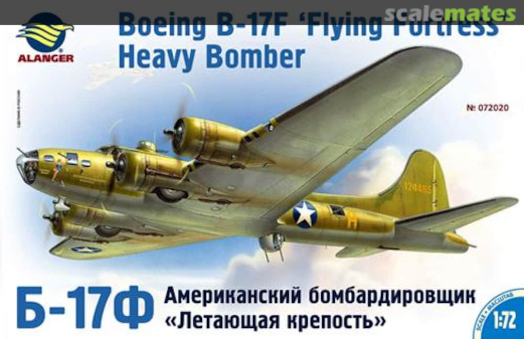 Boxart Boeing B-17F 'Flying Fortress' 072020 Alanger