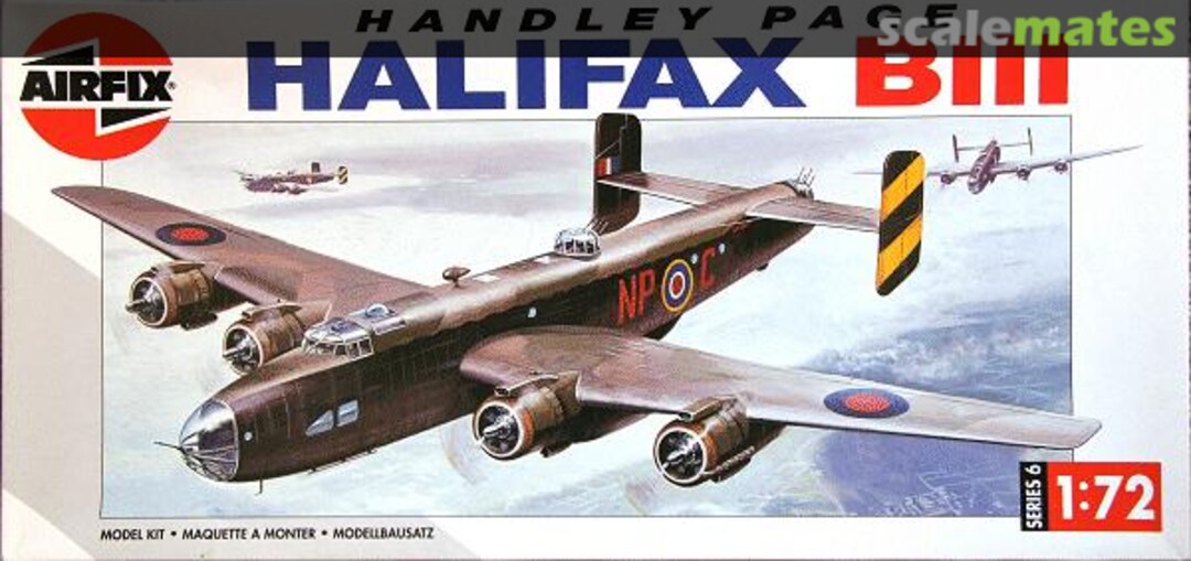 Boxart Handley Page Halifax BIII 06008 Airfix