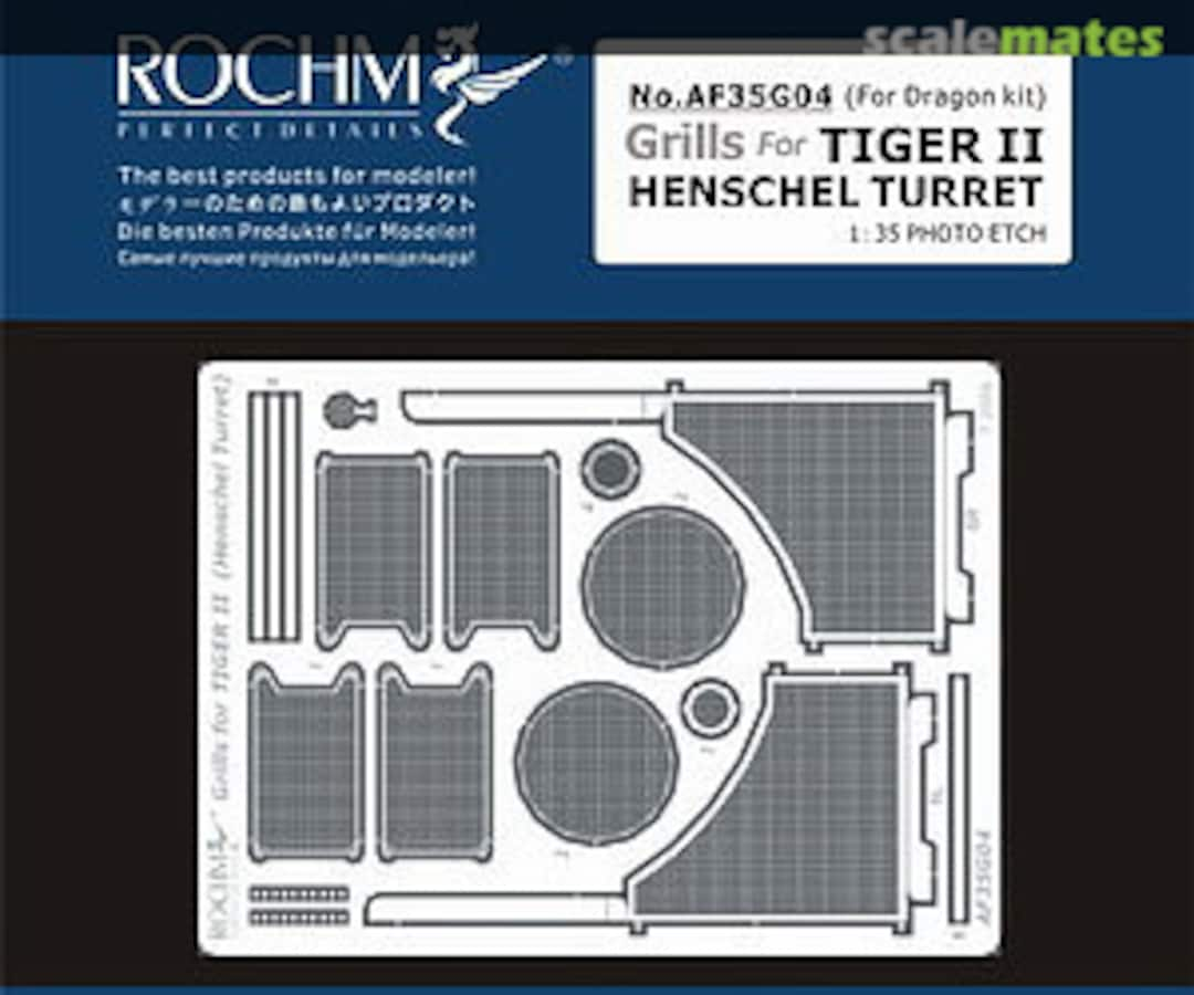 Boxart Grills for Tiger II AF35G04 Rochm