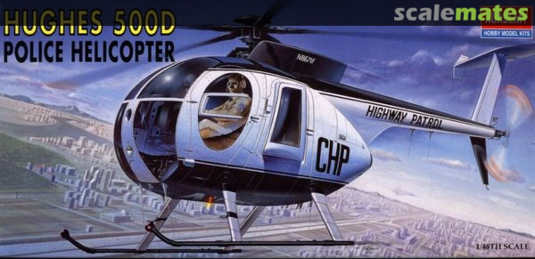 Boxart Hughes 500D Police Helicopter 12249 Academy