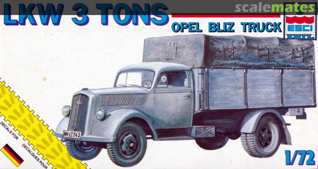 Boxart LKW 3 Tons Opel Bliz Truck 8355 ESCI/ERTL