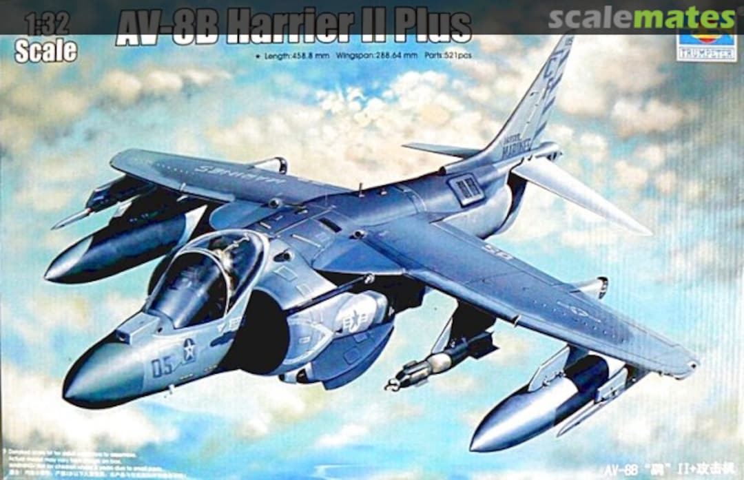 Boxart AV-8B Harrier II Plus 02286 Trumpeter