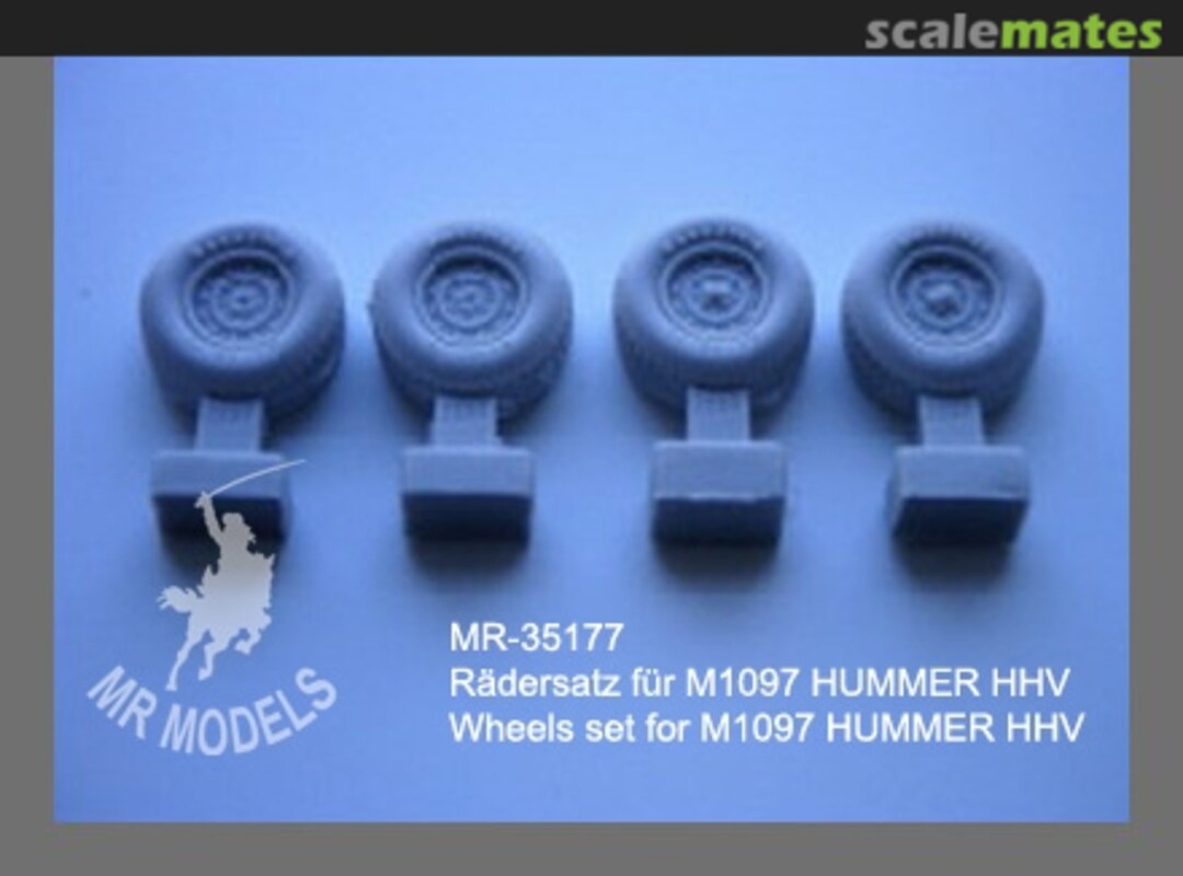 Boxart M1097 Hummer Late Pattern Tire MRA-35177 MR Modellbau