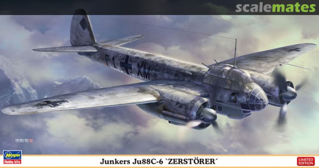 Boxart Junkers Ju88C-6 `Zerstörer´ 02245 Hasegawa