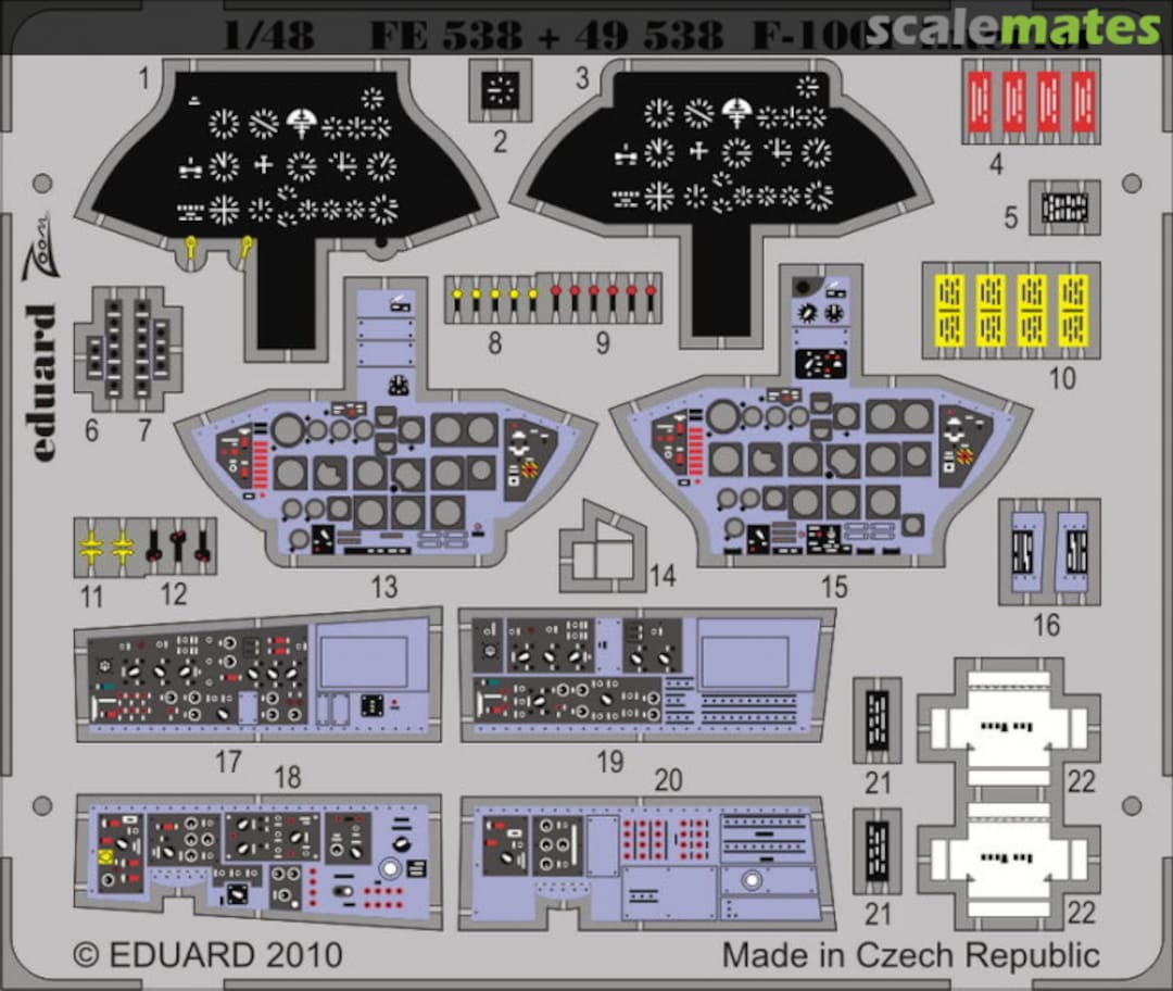 Boxart F-100F interior S.A. FE538 Eduard