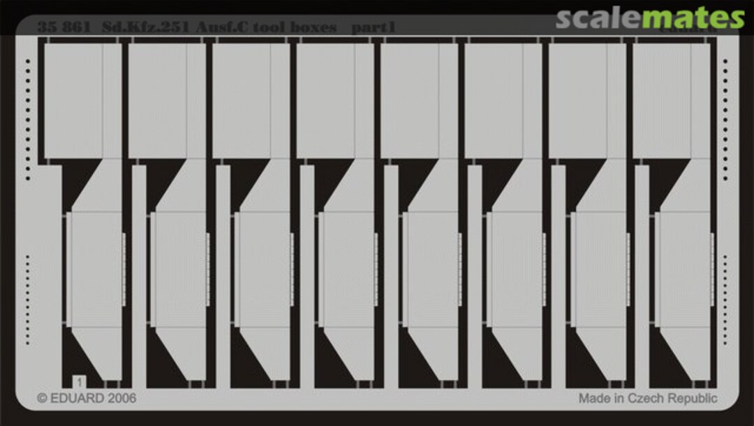 Boxart Sd.Kfz. 251 Ausf. C Tool Boxes 35861 Eduard