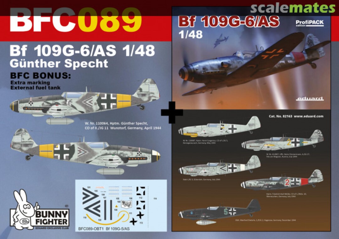 Boxart Bf 109G-6/AS BFC089 Eduard