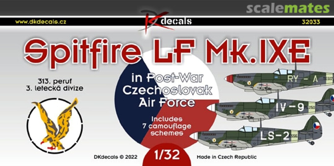 Boxart Spitfire LF Mk. IXE 32033 DK Decals