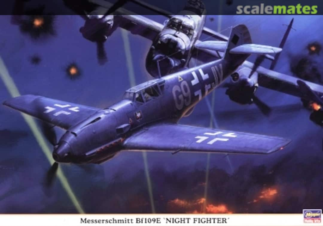 Boxart Messerschmitt Bf109E `Night Fighter´ 09733 Hasegawa