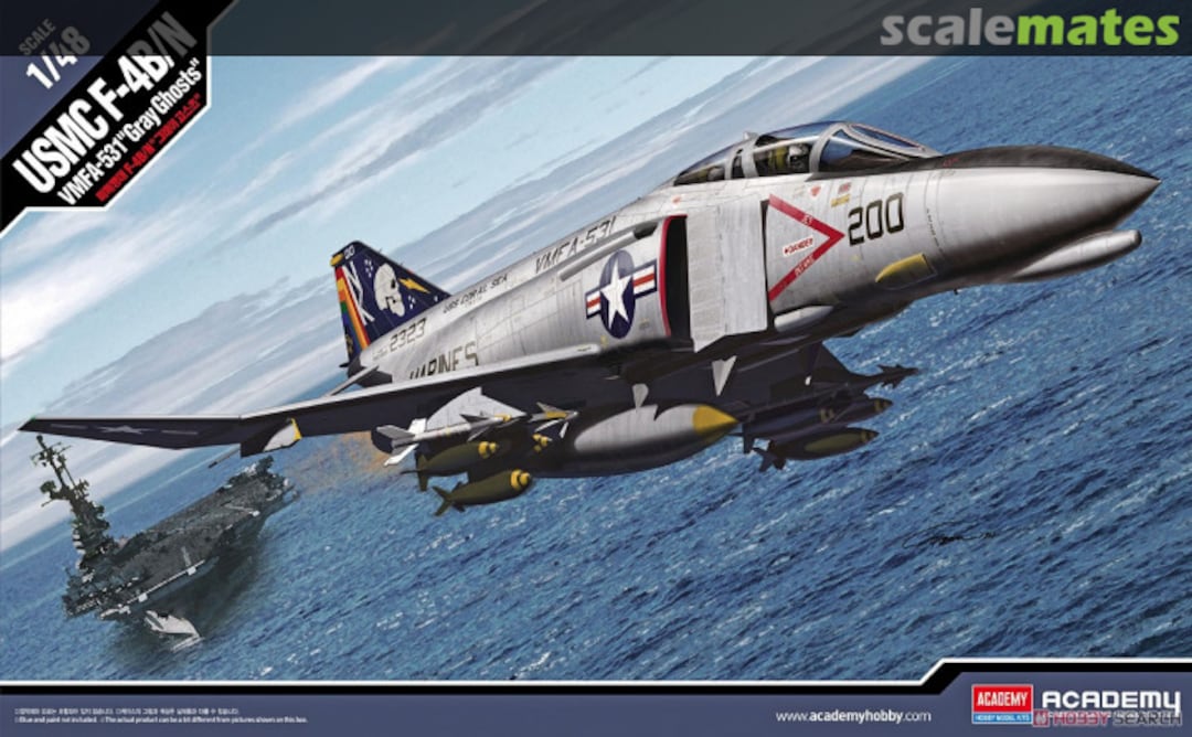 Boxart F-4B/N Phantom II "VMFA-531 Gray Ghosts" 12315 Academy