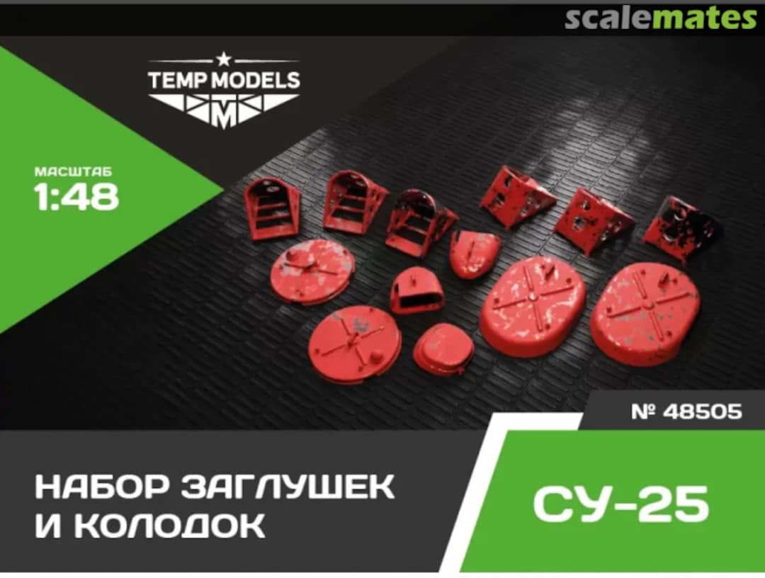 Boxart Su-25 Set of Plugs and Pads  48505 Tempmodels