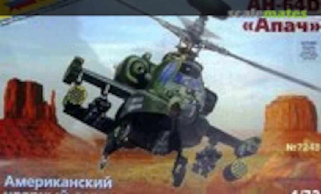 1:72 AH-64D Apache (Zvezda 7248)