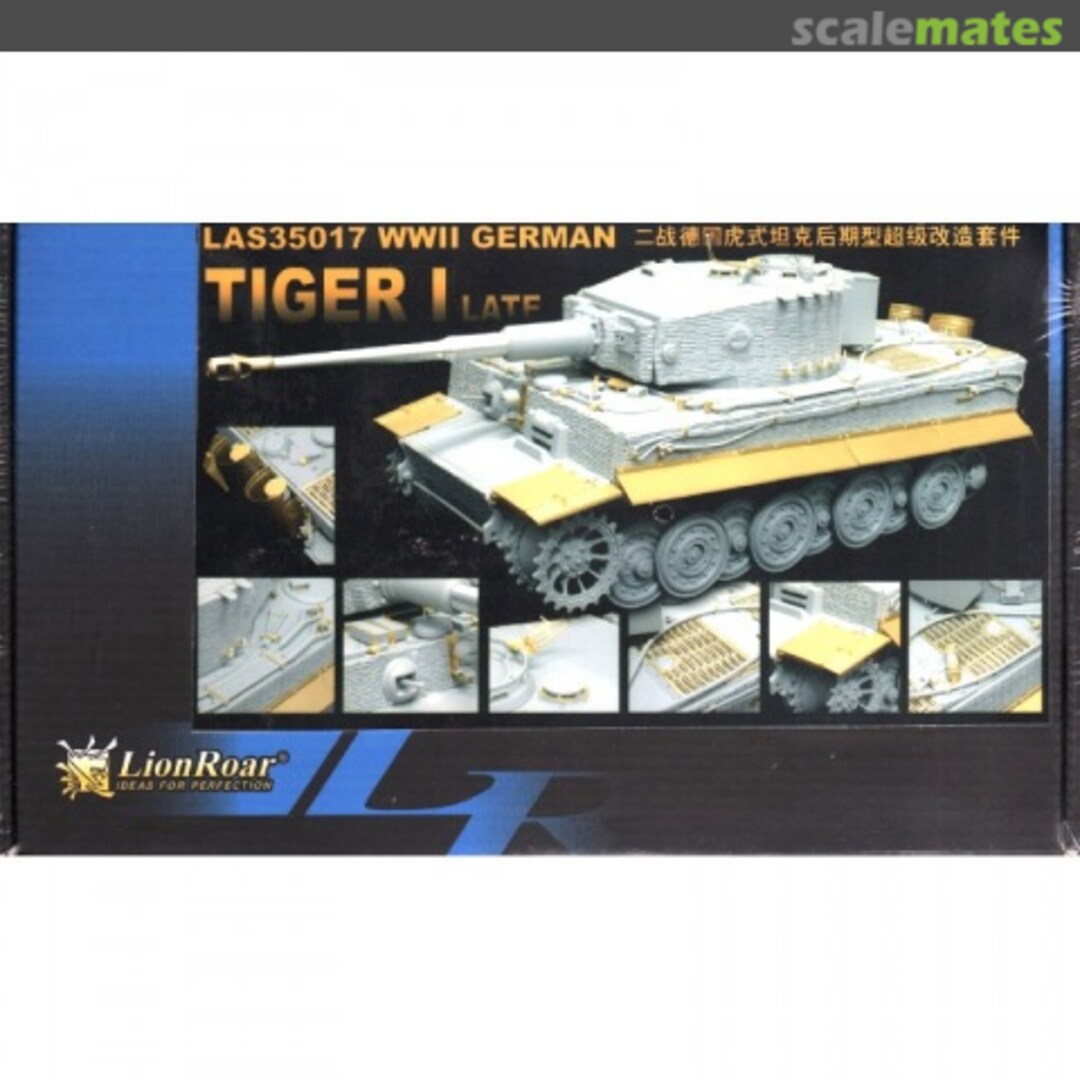 Boxart German Tiger I Late Version Super Detail Conversion Set LARS35017 Lion Roar