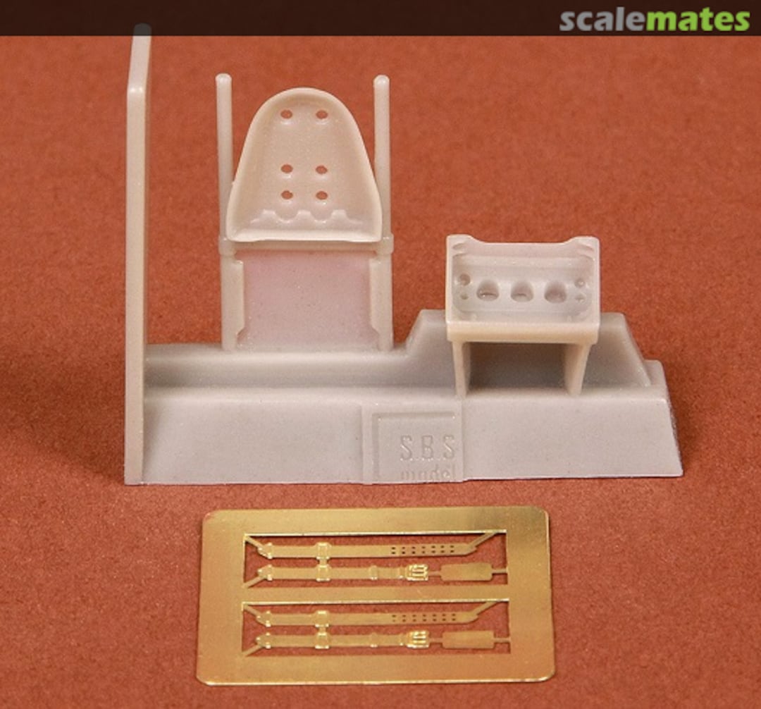 Boxart Ki-43 Hayabusa (Oscar) Seat (x2) 48021 SBS Model