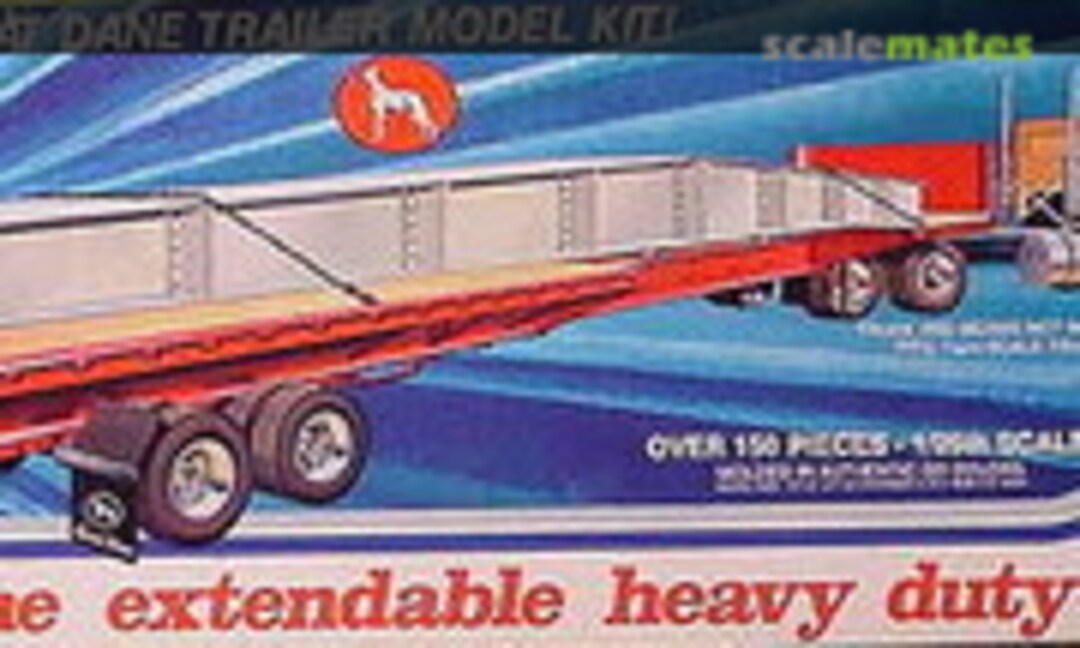 1:25 Extendable Heavy Duty Flatbed Trailer (ERTL 8009)