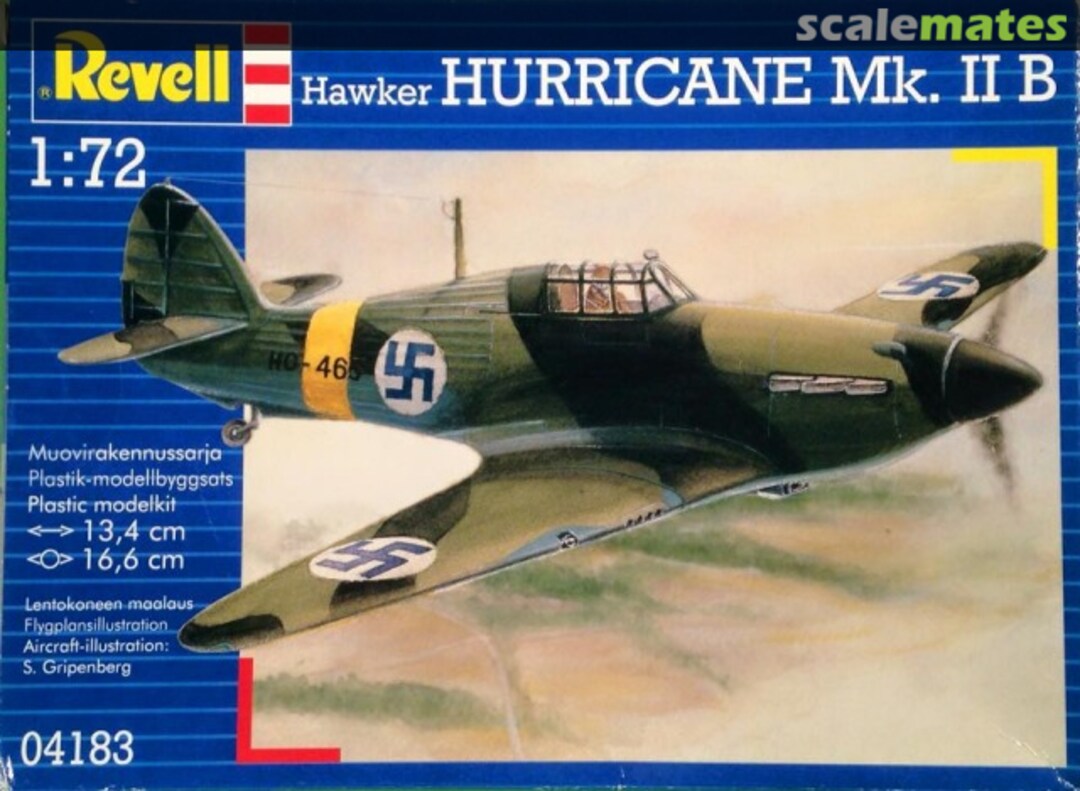 Boxart Hawker Hurricane Mk. II B 04183 Revell