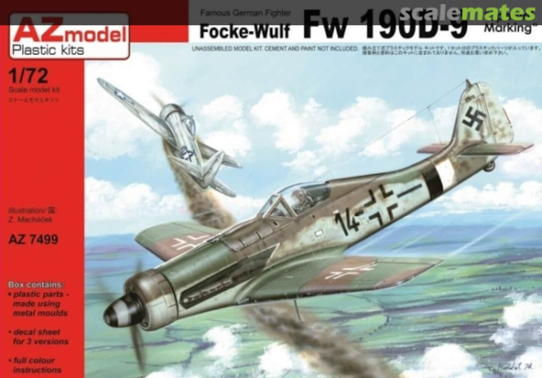 Boxart Focke-Wulf Fw 190D-9 "Special marking" AZ7499 AZmodel