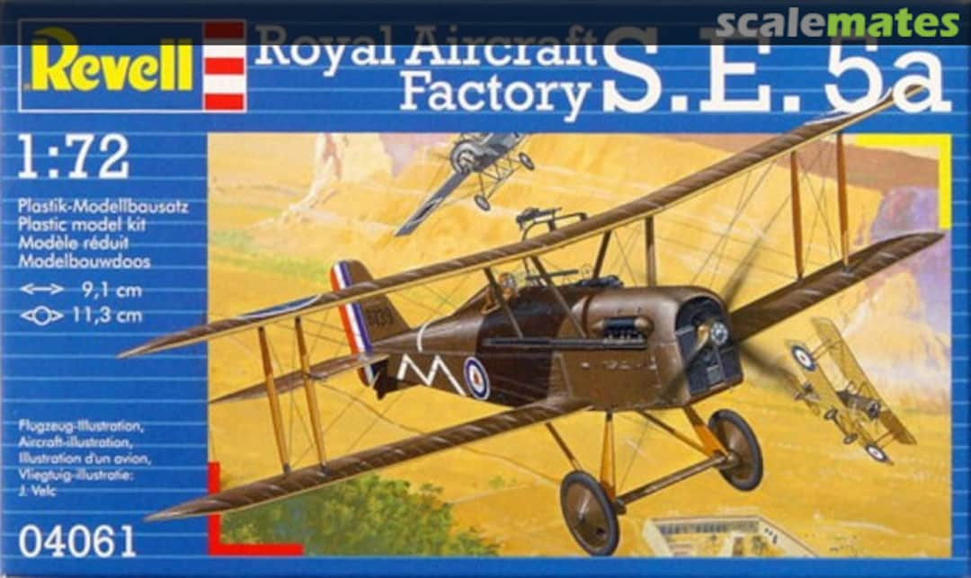 Boxart Royal Aircraft Factory S.E.5a 04061 Revell