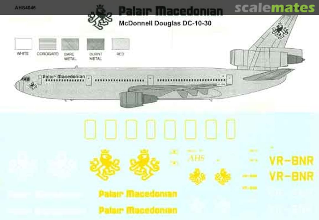 Boxart McDonnell Douglas DC-10-30 AHS4046 Airline Hobby Supplies