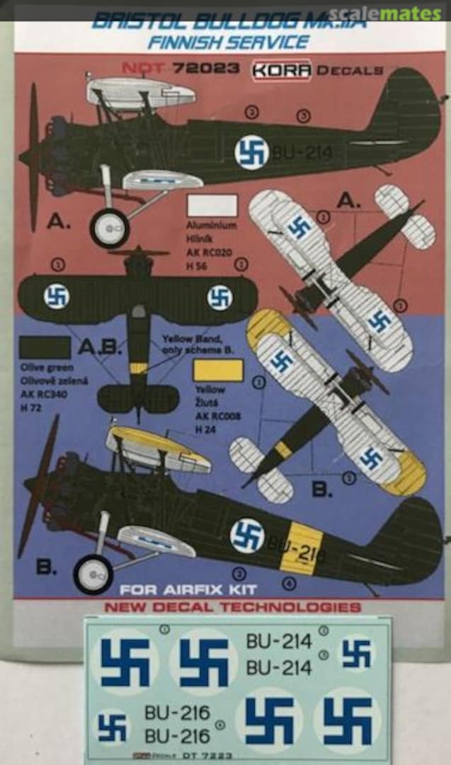 Boxart Bristol Bulldog Mk.IIA NDT72023 Kora Models