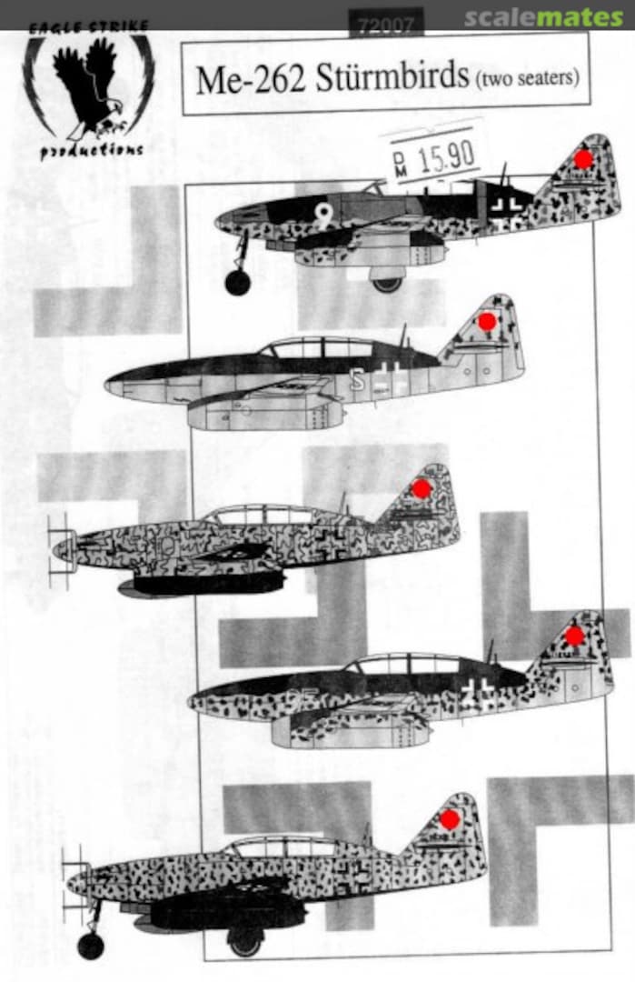 Boxart Messerschmitt Me 262 Stürmbirds (two seats) 72007 Eagle Strike Productions