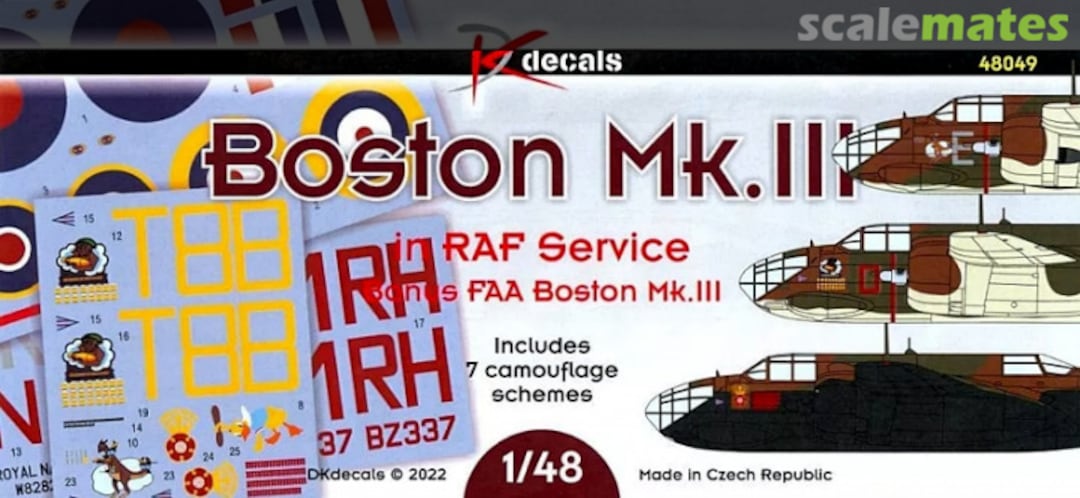 Boxart Boston Mk.III 48049 DK Decals