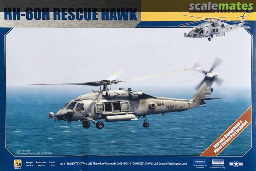 Boxart Sikorsky HH-60H Rescue Hawk 48011 Skunkmodels