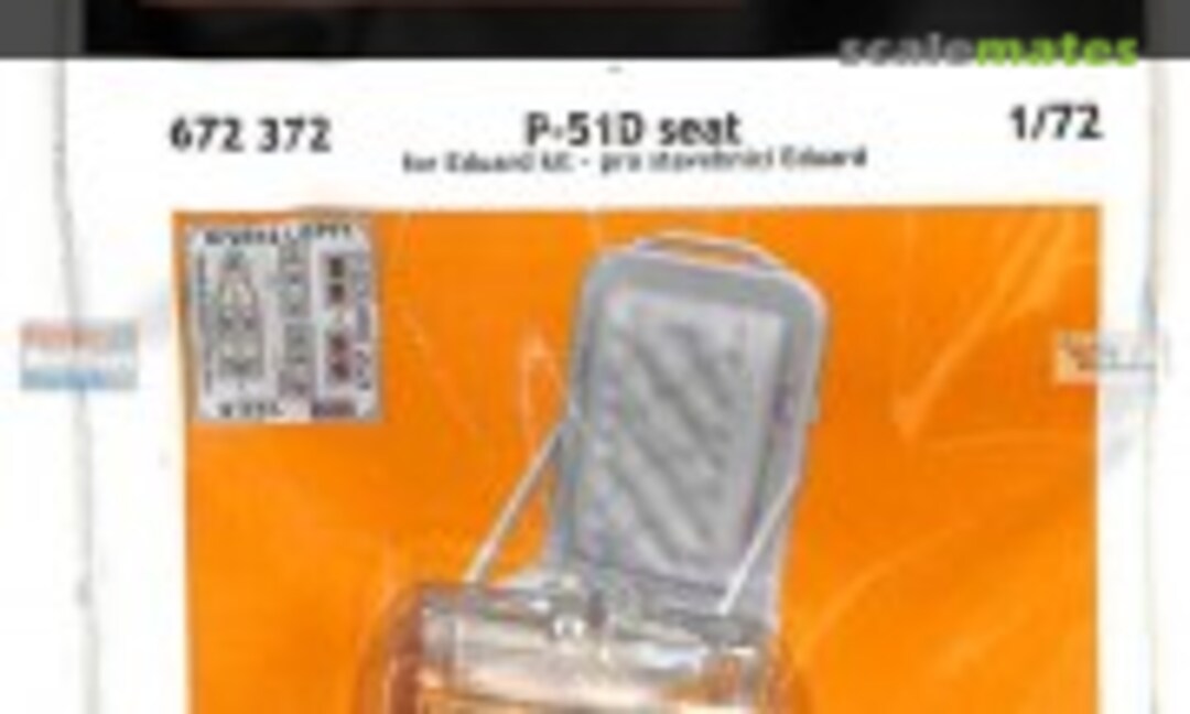 1:72 P-51D Seat PRINT EDUARD (Eduard 672372)