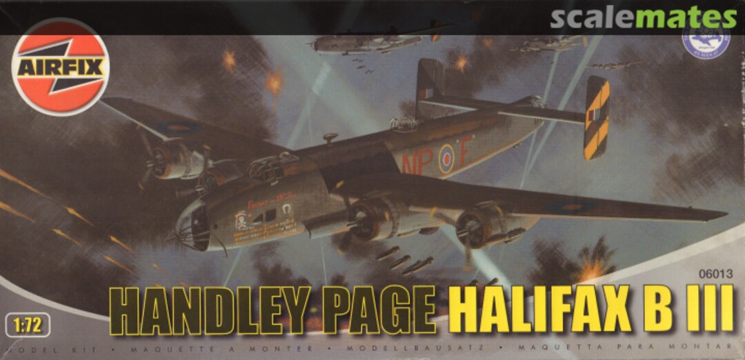 Boxart Handley Page Halifax 06013 Airfix