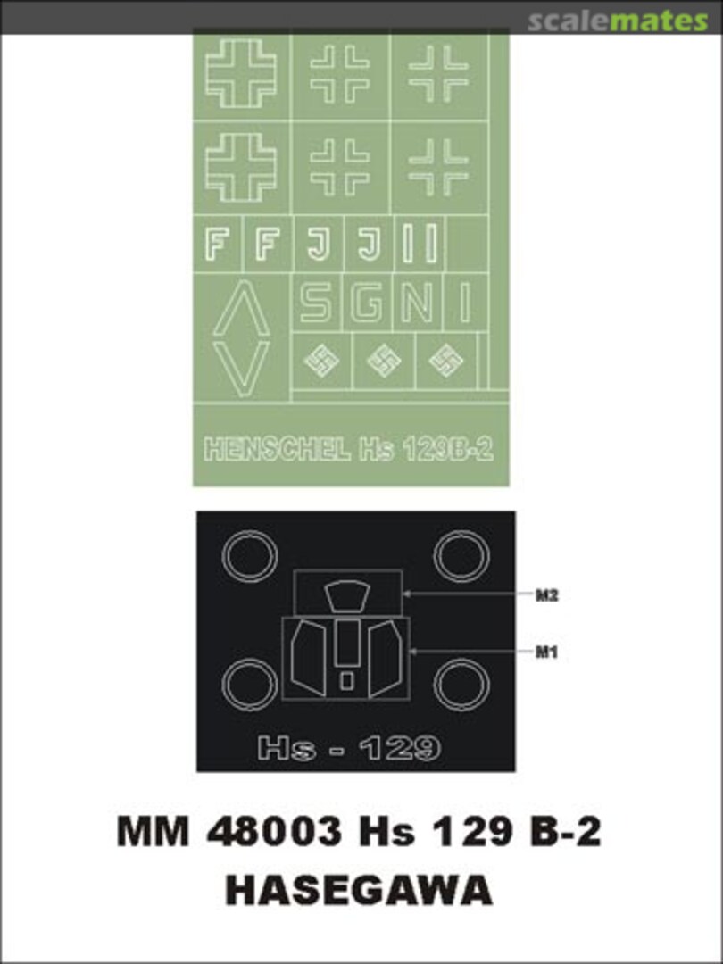 Boxart Henschel Hs 129B-2 MM48003 Montex