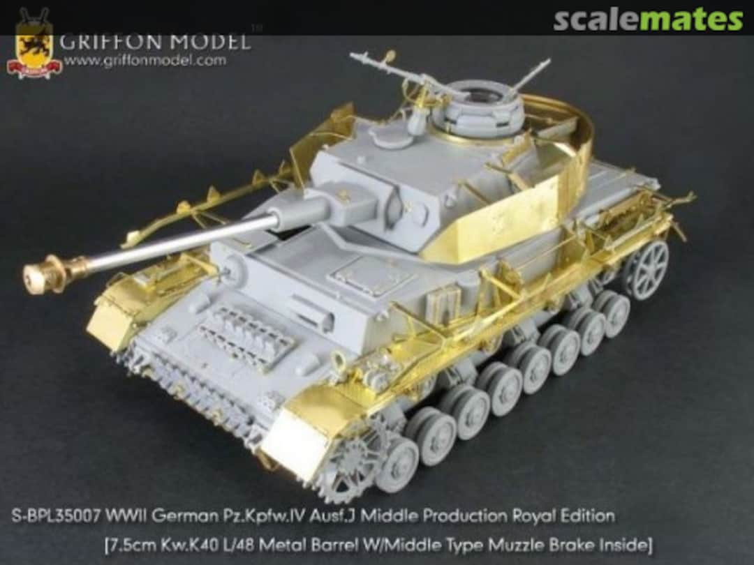 Boxart Pz.Kpfw.IV Ausf.J Middle Production Royal Edition SBPL35007 Griffon Model