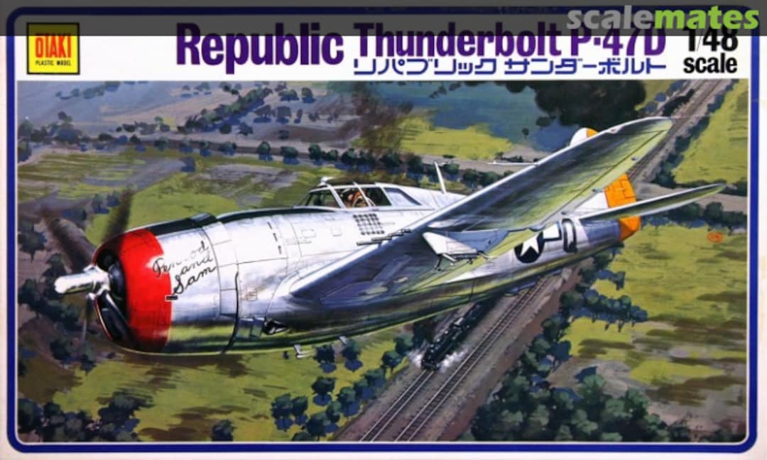 Boxart Republic Thunderbolt P-47D OT2-28-400 Otaki