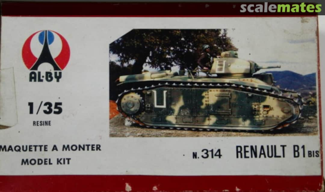 Boxart Renault B1 bis 314 ALBY